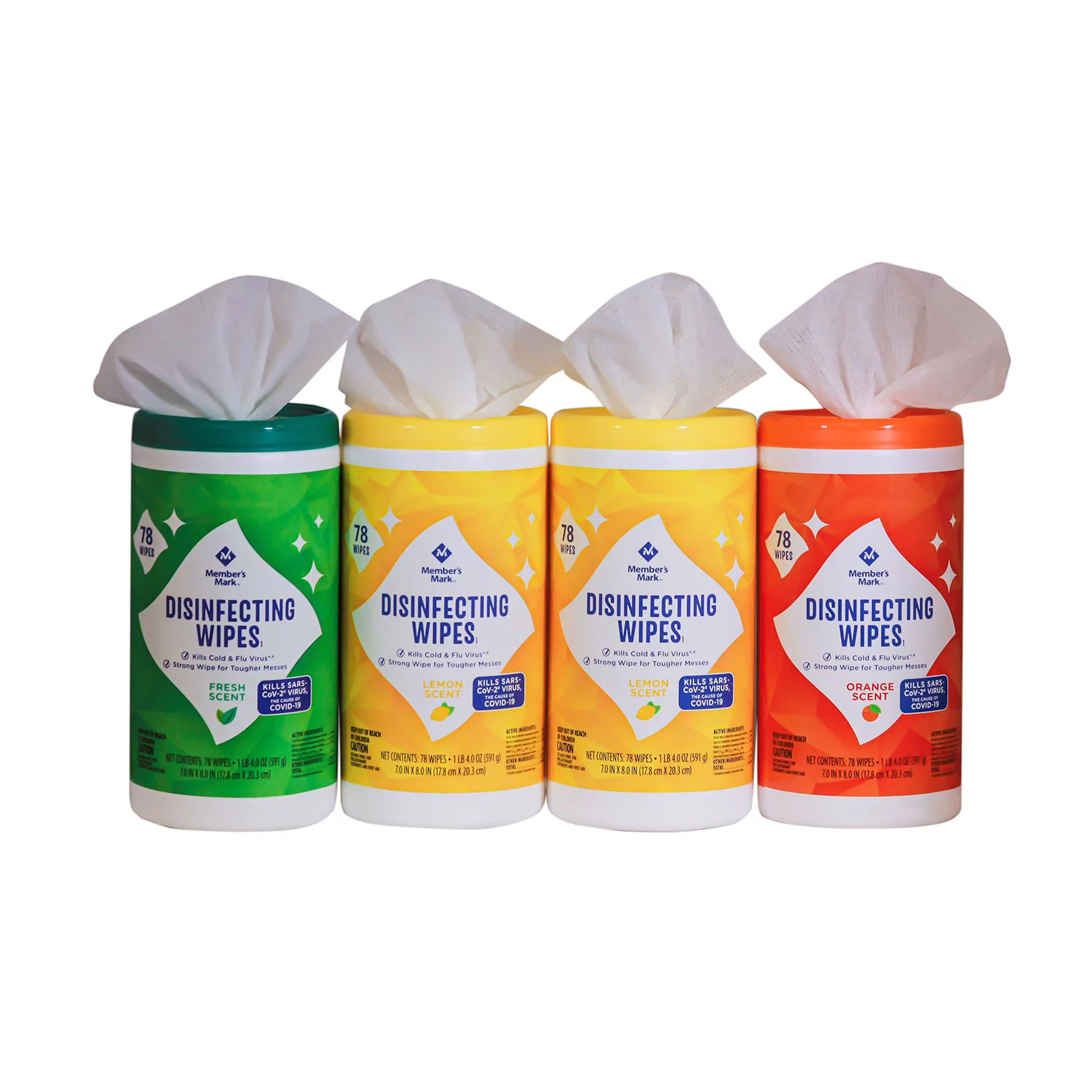 Member's Mark Disinfecting Wipes, Variety Pack (78 per pk., 4 pk.) Bimila